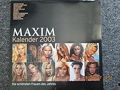 Maxim kalender 2003 gebraucht kaufen  Wird an jeden Ort in Deutschland