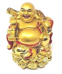 Gold laughing buddha for sale  Delivered anywhere in UK