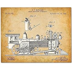 Locomotive engine patent for sale  Delivered anywhere in USA 