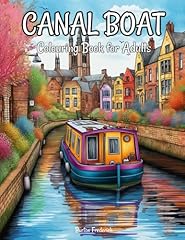 Canal boat colouring for sale  Delivered anywhere in USA 