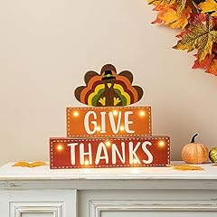 Glitzhome thanksgiving lighted for sale  Delivered anywhere in USA 