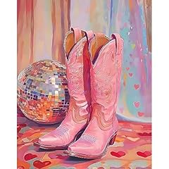 Vintage boots paint for sale  Delivered anywhere in USA 