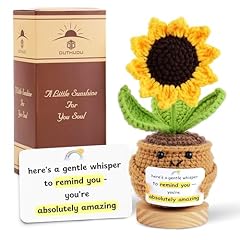 Sunflower crochet flower for sale  Delivered anywhere in USA 