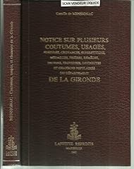 Coutumes usages préjugés d'occasion  Livré partout en France