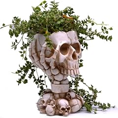 Skull planter goth for sale  Delivered anywhere in USA 