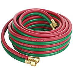 Hromee Oxygen Acetylene Hose 1/4-Inch × 25 Feet with for sale  Delivered anywhere in USA 