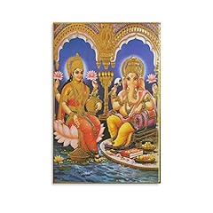 Lakshmi And Ganesha Religion Hinduism Art Poster Hindu for sale  Delivered anywhere in Canada