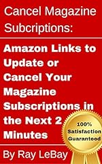 Cancel magazine subscriptions for sale  Delivered anywhere in UK