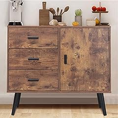 IWELL Mid Century Storage Cabinet with Door & 3 Drawers, for sale  Delivered anywhere in USA 