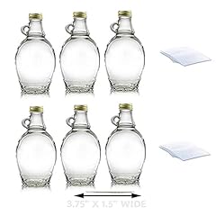 Used, Premium Vials, 8 Ounce, 6 Pack, Empty Glass Syrup Bottles for sale  Delivered anywhere in Canada