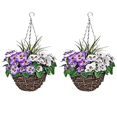 Artificial hanging baskets for sale  Delivered anywhere in UK