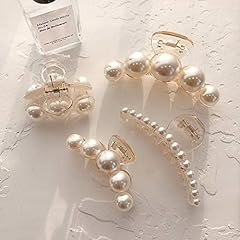 Pearl hair clips for sale  Delivered anywhere in USA 