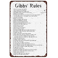 Gibbs rules plaque d'occasion  Livré partout en France