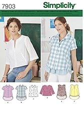 Simplicity 7903 bluse gebraucht kaufen  Wird an jeden Ort in Deutschland