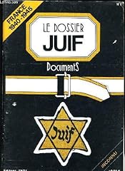 Dossier juif documents d'occasion  Livré partout en France