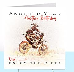 Motorbike birthday card for sale  Delivered anywhere in UK