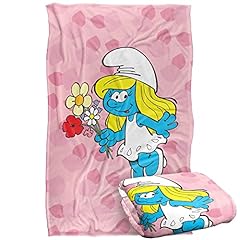 Smurfs blanket x58 for sale  Delivered anywhere in USA 