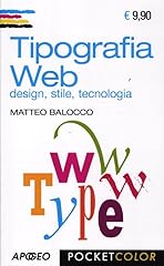 Tipografia web. design usato  Spedito ovunque in Italia 