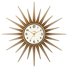 sunburst clock for sale  Delivered anywhere in Ireland