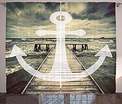 Ambesonne nautical curtains for sale  Delivered anywhere in USA 