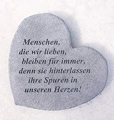 Gedenkstein herz menschen gebraucht kaufen  Wird an jeden Ort in Deutschland