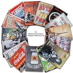 Targhe metallo vintage usato  Spedito ovunque in Italia 