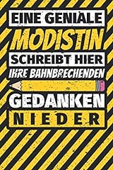 Notizbuch liniert modistin gebraucht kaufen  Wird an jeden Ort in Deutschland