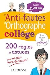 Anti fautes orthographe d'occasion  Livré partout en France