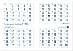 500er set nummernetiketten gebraucht kaufen  Wird an jeden Ort in Deutschland