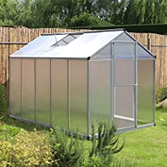 VEIKOU Greenhouse for Outdoor Heavy Duty Polycarbonate,, used for sale  Delivered anywhere in USA 