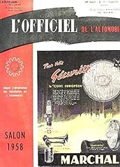 Officiel automobile 68e d'occasion  Livré partout en France