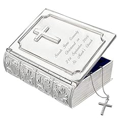 Personalised bible silverplate for sale  Delivered anywhere in UK