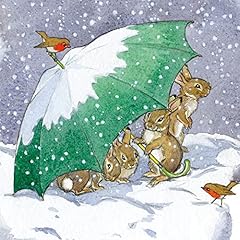 Christmas cards rabbits for sale  Delivered anywhere in UK