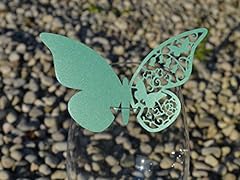 50pz farfalle segnaposto usato  Spedito ovunque in Italia 