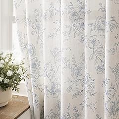 Blue floral curtains for sale  Delivered anywhere in USA 