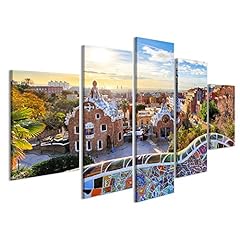 Quadro moderno barcellona usato  Spedito ovunque in Italia 
