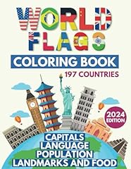 World flags coloring usato  Spedito ovunque in Italia 