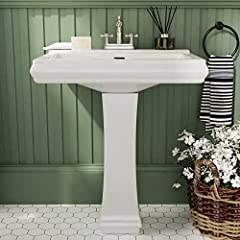 Rectangular pedestal sink for sale  Delivered anywhere in USA 