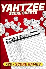 Yahtzee score sheets for sale  Delivered anywhere in USA 