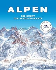Alpen kunst panoramakarte gebraucht kaufen  Wird an jeden Ort in Deutschland