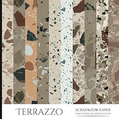 Terrazzo scrapbook paper for sale  Delivered anywhere in USA 