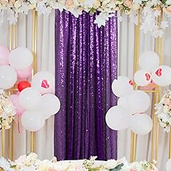 Shinybeauty sequin curtains for sale  Delivered anywhere in UK