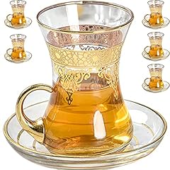 Turkish tea glasses for sale  Delivered anywhere in UK