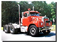 Red Mack Semi Big Rig Diesel Truck Wall Decor Art Print for sale  Delivered anywhere in Canada