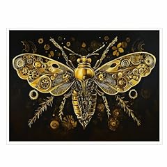 Steampunk moth canvas for sale  Delivered anywhere in USA 