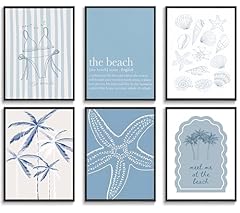 6pcs blue coastal for sale  Delivered anywhere in USA 