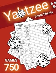 Yatzee score pads for sale  Delivered anywhere in USA 