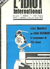 Idiot international libertés d'occasion  Livré partout en France