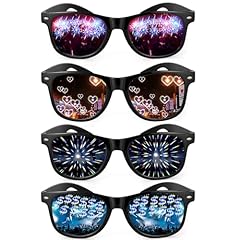 4pcs diffraction glasses for sale  Delivered anywhere in UK