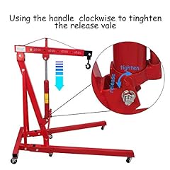XKH- 2 TON Red 4400lb Heavy Duty Engine Motor Hoist for sale  Delivered anywhere in USA 
